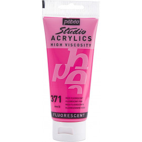 Peinture acrylique Rose fluorescent, 100 ml