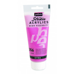 Studio acrylique tube violet /bleu iridescent 100ml