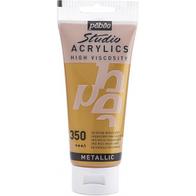 Peinture acrylique Studio, Iridescent Rich Gold