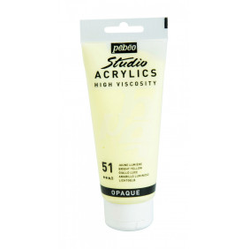 Acrylique 100ml jaune lumière
