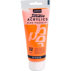 Acrylique 100ml orange cadmium imitation