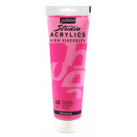 Acrylique 250 ml rose vif opaque