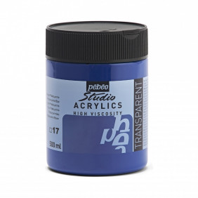 Acrylique 500 ml bleu phtalocyanine