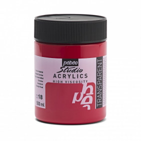 Acrylique 500 ml carmin napthol
