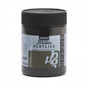 Acrylique 500 ml noir de mars