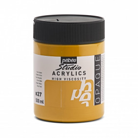 Acrylique 500 ml ocre jaune