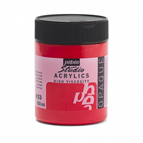 Acrylique 500 ml rouge cadmium imitation