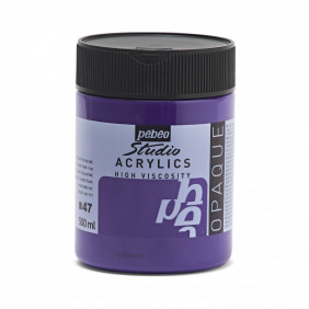 Acrylique 500 ml violet cobalt fonce imitation