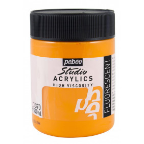 Acrylique 500 ml orange fluorescent