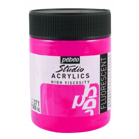 Acrylique 500 ml rose fluorescent