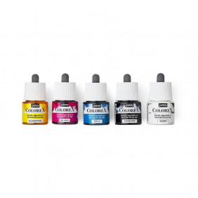 Lot de 5 encore primaire aquarelle colorex