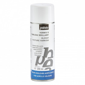 Vernis acrylique brillant spray