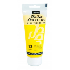 Acrylique fine studio 100 ml jaune azo clair