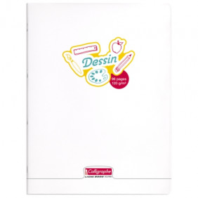 Calligraphe 8000 - Cahier polypro 24 x 32 cm - 96 pages - uni - transparent