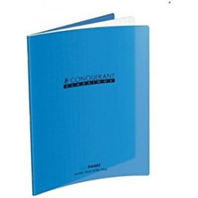 Cahier pique 17*22 48P bleu 90G