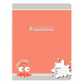 Cahier pique 17*22 32P double ligne 3MM seyes