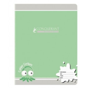 Cahier pique 17*22 32P double ligne