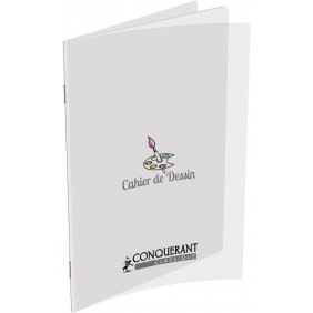 Cahier de dessin pique 24*32 48P polypro