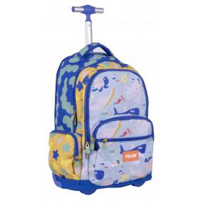 Sac à dos roulettes 25L bleue odissey