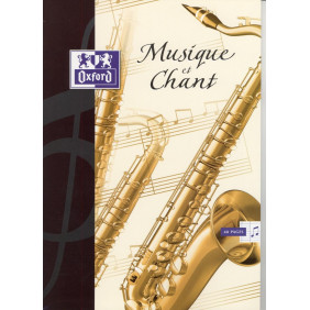 Cahier oxford pique musique 24*32 48P 90G