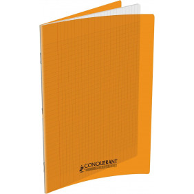 Cahier pique 24*32 192P 70G polypro orange