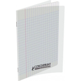 Cahier pique 24*32 192P polypro incolore