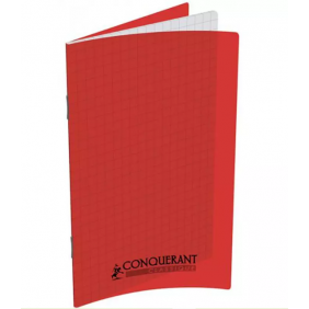 Carnet Pique 96P Rouge Polypro Q5x5