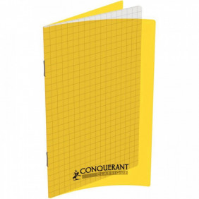 Carnet pique 96P Q5x5 - Jaune