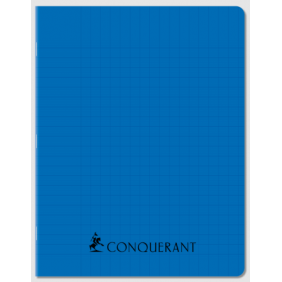 Cahier piqué 17x22, 96p 70g, Séyès, coloris bleu