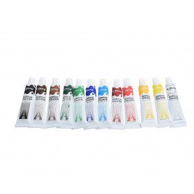 Yalong YL202247-12 Y-41 Acrylic Paint Set 12 Colors