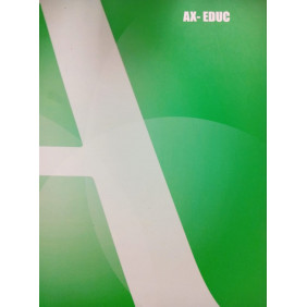 Cahier broche 24x32 288p 70g q5x5 assortis Ax-Educ plus