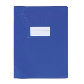 Protège cahier opaque 17*22 bleu