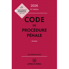 Code de procédure pénal annoté campus 2026