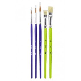 Pinceau Aquarelle 5 pièces - M&G