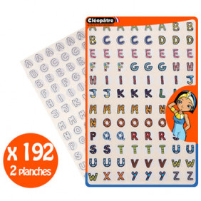 Gommettes alphabet