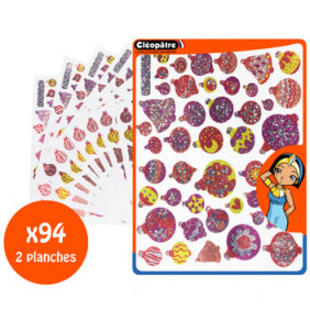 Gommettes boules de Noël