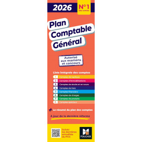 Plan comptable général -PCG 2026
