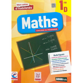 Mon cahier d'habiletés MATHS 1èreD - JD éditions