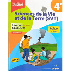Les cahiers de la réussite SVT 4ème - Vallesse