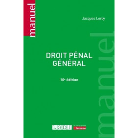 Droit pénal général 10e édition