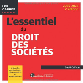 L'essentiel du droit des sociétés