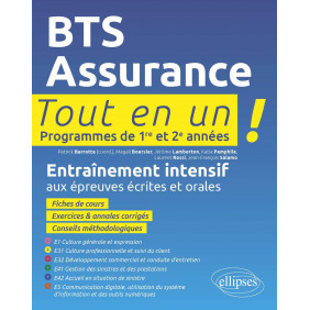BTS Assurance : Programmes de 1re et 2e années