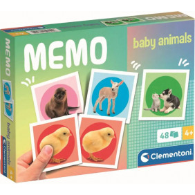Memo Pocket Baby Animals - Dès 4 Ans