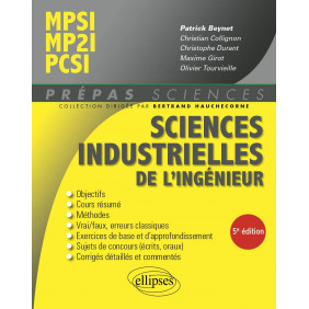 Sciences industrielles de l'ingénieur MPSI, MP2I, PCSI