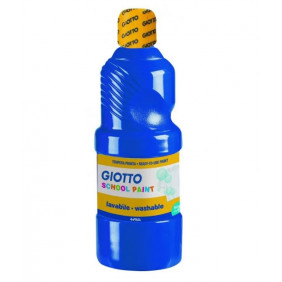 GIOTTO SCHOOL - Peinture - peinture à tempera - bleu ultramarin - extra-fine - 500 ml