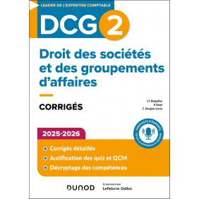 DCG 2 - Corrigés 2025-2026
