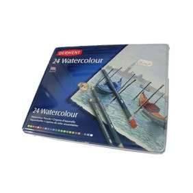 DERWENT CRAYONS WATERCOLOUR BOITE METAL ASSORTI