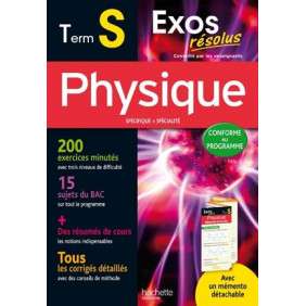 EXOS RESOLUS PHYSIQUE TLE S