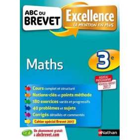 ABC DU BREVET EXELLENCE MATHS 3E