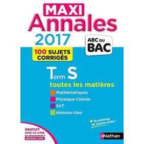 MAXI ANNALES BAC 2017 TERMINALE S